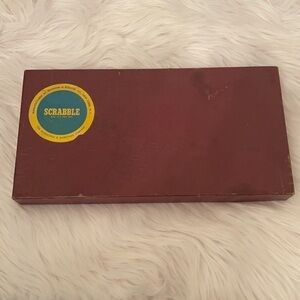 Vintage gently used 1953 Scrabble board game​​​​​​​​​​​​​​